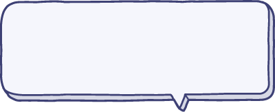 手書き風プチ3dワイド角丸長方形フキダシ1